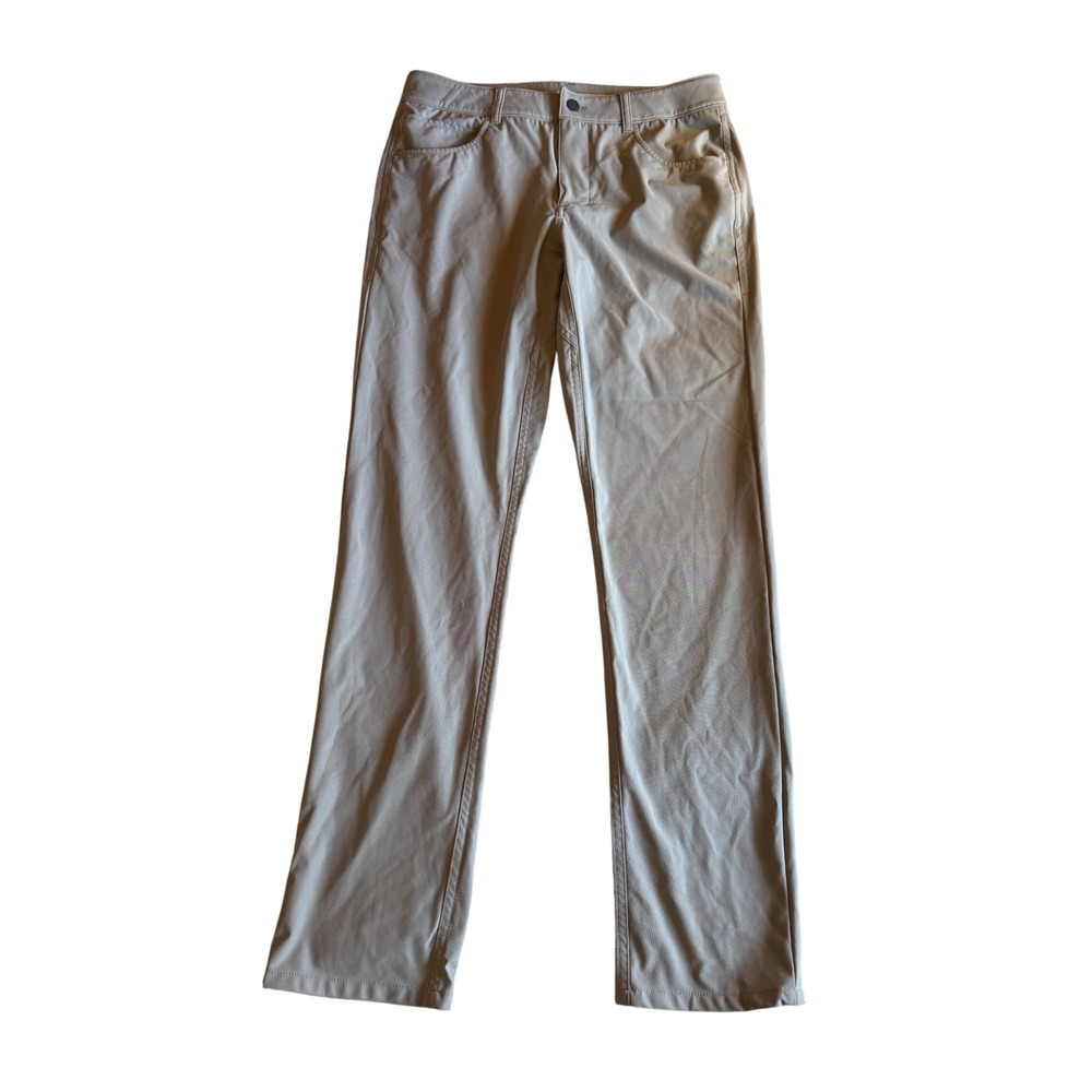 Johnnie-O Cross Country Prep-Formance Pants Mens 32x32 Stone Golf Chino Trousers